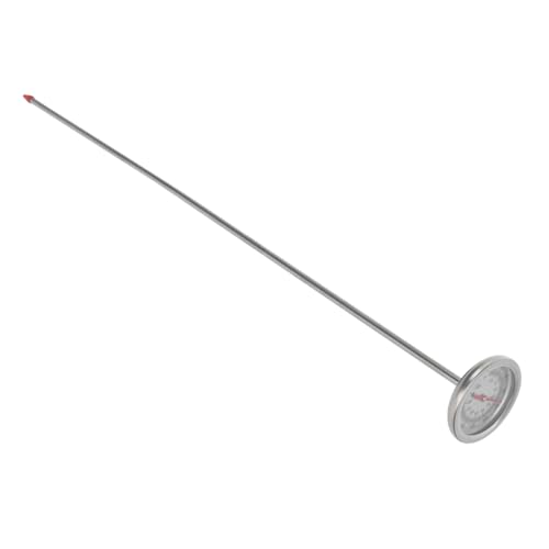 YOSADIER Thermometer drinnen Boden Temperatur Kompost im Freien Rostfreier Silber von YOSADIER