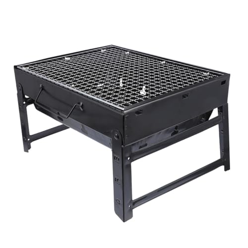 YOSADIER Tragbarer Faltbarer Holzkohlegrill Outdoor Bbq Grill Klappbar Handlich Leicht für Camping Picknick Grillen von YOSADIER