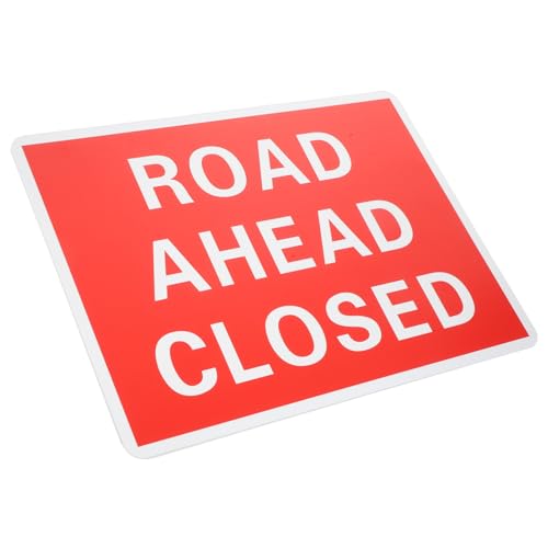 YOSADIER Wetterfestes Straßensperrschild PVC Robustes Warnschild für Straßenabsperrung Einfahrt Sicherheitsschild mit Auffälligen Farben und Einfacher Montage YOSADIER Wetterfestes Straßensperrschild PVC Robustes Warnschild für Straßenabsperrung Einfahrt Sicherheitsschild mit Auffälligen Farben und Einfacher Montage von YOSADIER