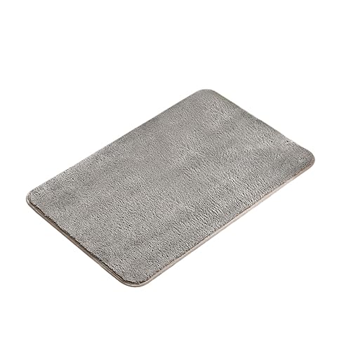 YOSADIER rutschfeste Wasserabsorbierende Badematte Waschbare Fußmatte für Badezimmer Schlafzimmer und Eingangsbereich Schnelltrocknend aus Polyester mit Rutschfester Unterlage von YOSADIER