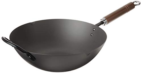 YOSHIKAWA Wok aus Stahl Beijing 11 in schwarz von YOSHIKAWA