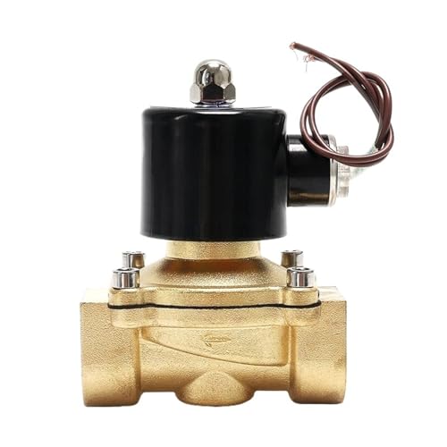 1/2" 3/4" 1" 1-1/4" 1-1/2" 2" Brass Energy saving Solenoid Valve Normally Closed 24 Hours Energized Without Heat 220V 24V 12V(1") von YOSLQRRCX