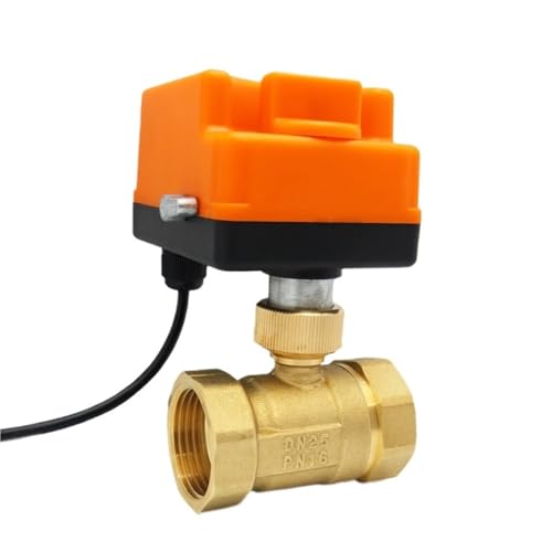1/2" 3/4" 1" 2" Motorized Ball Valve 220V 12V 24V 3-Wire 2 Point Control Brass Electric Ball Valve With Manual Switch(3/4",220VAC) von YOSLQRRCX