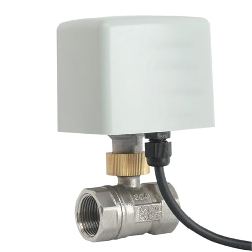 1/2" 3/4" 1" 2" Stainless Steel Motorized Valve 220V 12V 24V 3-Wire 2 Control Electric Ball Valve Big Torque(1-1/4",12VDC) von YOSLQRRCX