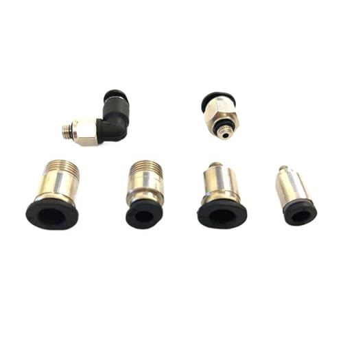 10pcs a lot Mini Type Fittings PC-C POC-C PL-C SL 4mm 6mm 5mm M3 M5 M6 M8 1/8 BSP Pneumatic Valve Micro Connector(4MM_M6) von YOSLQRRCX
