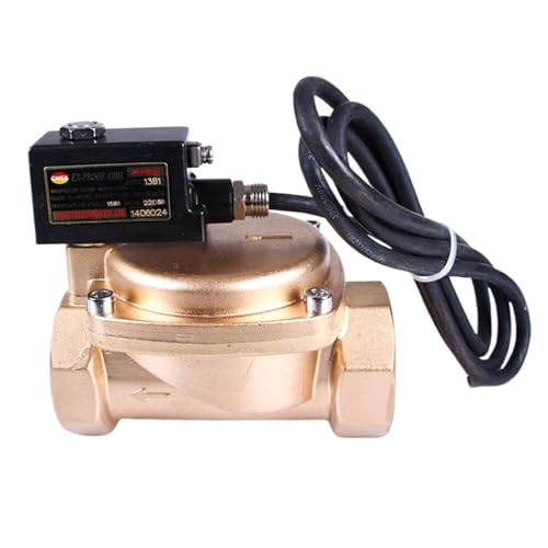 2" High Pressure 16 kg Explosion Proof Solenoid Valve Brass IP65 Normally Closed AC220V DC24V For Water Oil Air(DC24V) von YOSLQRRCX