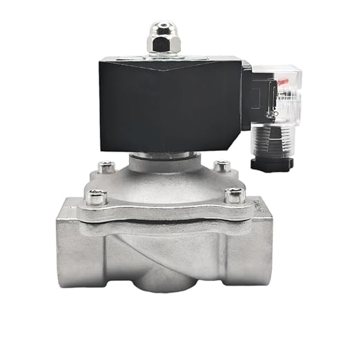 3/8" 1/2" 1-1/2" 2" Normally Closed Stainless Steel Solenoid Valve IP65 Pipe Control Switch Water 220V 110V 24V 12V(1-1/4",NPT_240VAC) von YOSLQRRCX