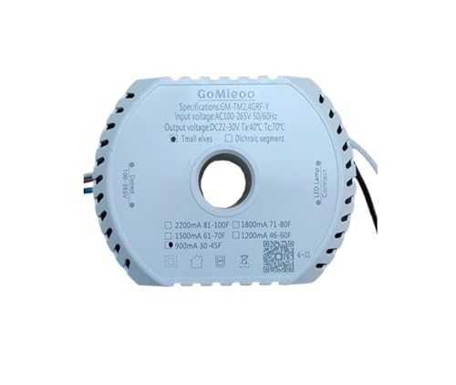 AC110V LED Intelligent Power Work With 8C7Bx2 LED Strip 22-30V 900-3200mA APP Remote Adjust Colors Dimming(900mA AC100-265V) von YOSLQRRCX