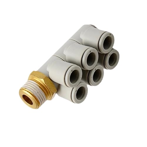 Applicable Tubing: Metric Size, Connection Thread:M, R,Triple Branch Universal Male Elbow KQ2ZT08-04AS KQ2ZT10-02AS KQ2ZT10-03AS(KQ2ZT10-02AS) von YOSLQRRCX