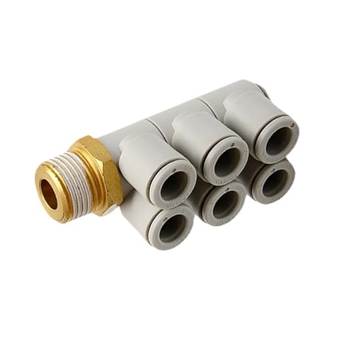 Applicable Tubing: Metric Size, Connection Thread:M, R,Triple Branch Universal Male Elbow KQ2ZT08-04AS KQ2ZT10-02AS KQ2ZT10-03AS(KQ2ZT10-03AS) von YOSLQRRCX