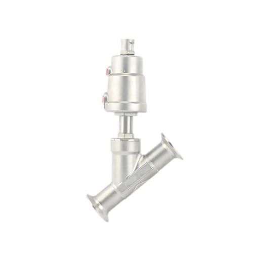 DN25 Pneumatic Quick-install Angle Seat Valve 16bar 304 Stainless SteelAngle Seat Valve PTFE Sealing(Double Acting) von YOSLQRRCX