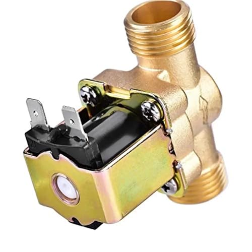 G1/2'' Elektrisches Magnetventil Aus Messing N/C 12 V 24 V 220 V G3/4'' Magnetischer Wasser-/Lufteinlass-Durchflussschalter For Solarheizungsregler(3/4",12V) von YOSLQRRCX