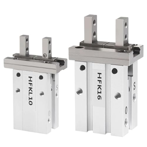 HFK10 HFK16 HFK20 HFK25 HFK32 HFK40 Parallel Stil Pneumatische Luft Greifer Zylinder Doppeltwirkend(HFK-40) von YOSLQRRCX