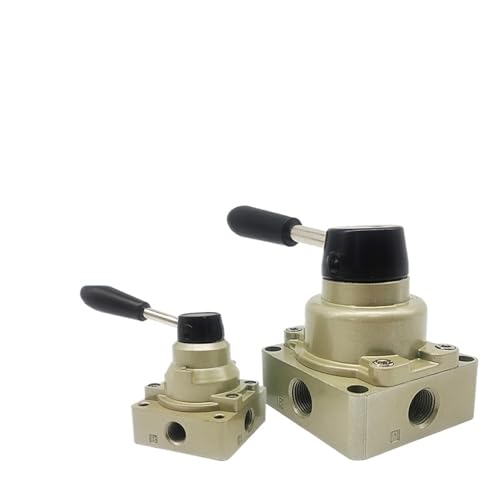 HV-02-03-04-200B/D Manuelle Hand Ventil Manuelle Hand Ventil Drei-position Vier-weg Zylinder Steuerventil Pneumatische(HV200B) von YOSLQRRCX