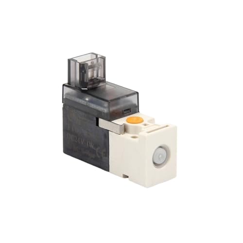 Hochfrequenz 10mm Miniatur-Magnetventil 3/2-Wege NC Pneumatisches Luftventil Strickmaschine Sockenmaschine(DC 12V_N.O) von YOSLQRRCX