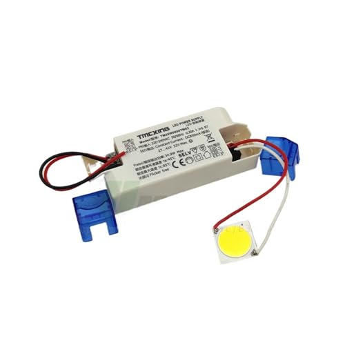 LED COB+Box Driver Kit 18x35Mil 5-30W Ra92 130lm/w 3000-6000K 1304 1507 1816 Bridgelux Chip Light Bead Source For Spot Downlamps(4000K,30W(1816) Add Driver) von YOSLQRRCX