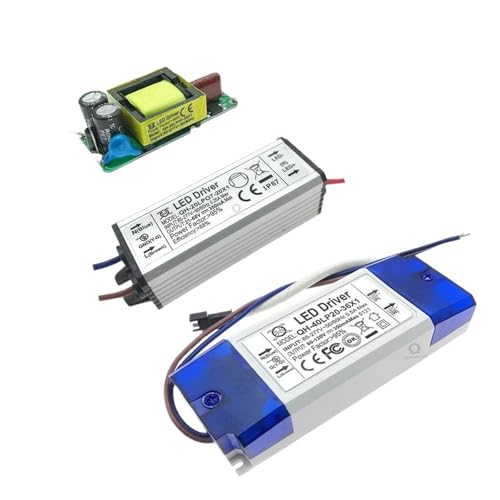 LED Driver 300mA 1W 3W 5W 10W 15W 20W 30W 36W High PF Constant Current 1-5x1W 6-10x1W 7-20x1W 20-36x1W For LED Bulb Transformers(Box-6-10x1W) von YOSLQRRCX
