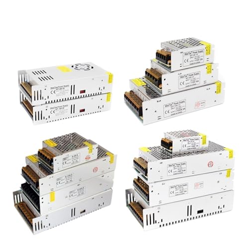 LED Power Supply 12V AC 110V 220V To DC 5V 12V 24V 36V 48V LED Strip Light 12 Volt Switch Adapter Driver Electronic Transformer(360W) von YOSLQRRCX