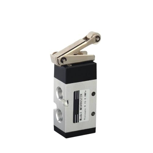 MSV Rollenventil Luftregelventil Mechanisches Ventil 0-0,8 MPa Zweipositionen Dreiwege/Zweipositionen Fünfwege G1/8 1/4(MSV86522PP G1-4) von YOSLQRRCX