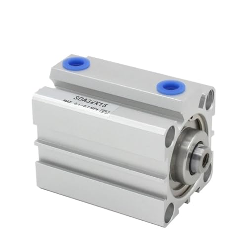 SDA 40 series Pneumatic Compact air Cylinder Bore to 5 10 15 20 25 30 35 mm Stroke double acting cylinder(SDA40X20,Nill) von YOSLQRRCX
