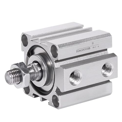 SDA Pneumatic Compact Cylinder Male Thread Bore 20 25 32 40 50 63 80 100mm Stroke 5 To 100mm SB With Magnet(Stroke 35mm -SB) von YOSLQRRCX