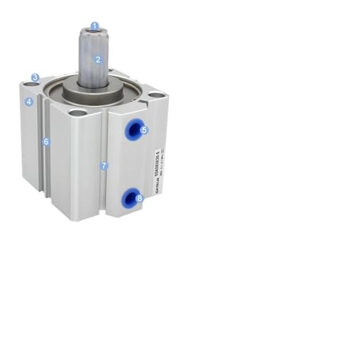 SDAD63 serie Doppel stange Kompakte Zylinder bohrung 63mm hub 5~100mm SDAD63X30 SDAD63X35-B SDAD63X50-S SDAD63X50-SB(SDAD63X45) von YOSLQRRCX