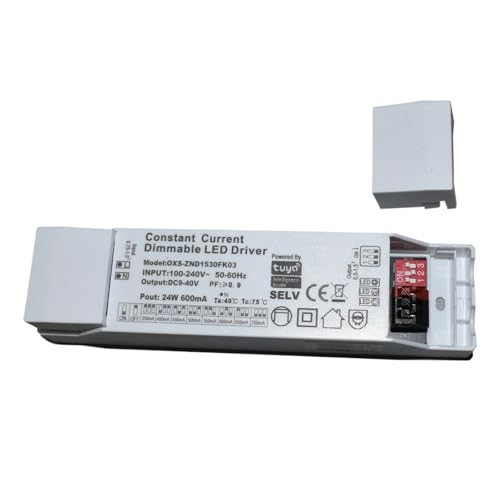 Smart Tuya Fully Dimmable Driver for LED Lighting Flicker Free 3.0 Tranformer 600mA 700mA 800mA 900mA WiFi Bluetooth Mesh(Zigbee,900MA_100-240V_SINGLE) von YOSLQRRCX