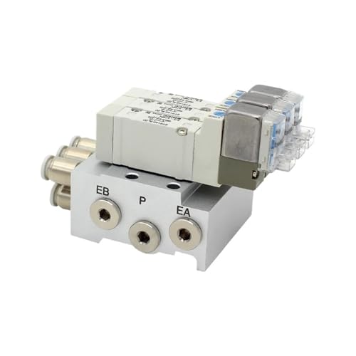 Typ SY3140 Magnetventilkombination Einzeln elektronisch gesteuertes Zylindersteuerventil SY3140-5LZD SY3140-6LZD(SY3140-4LZD 6mm,5 Stations) von YOSLQRRCX