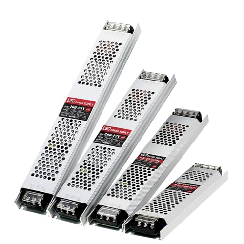 Ultra Thin LED Power Supply DC 12V 24V Lighting Transformers 60W 100W 150W 200W 300W 400W AC190-240V Driver For LED Strips(12V,200W) von YOSLQRRCX