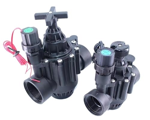 Water Solenoid Valve 1-1/2" 2" Normally Closed for Farm Garden Landscape Irrigation Nylon Material 220V 12V 24V(1-1/2",24VDC) von YOSLQRRCX