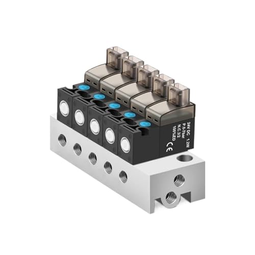 Zwei-Positionen-Dreiwege-10-mm-Hochfrequenz-Miniatur-Magnetventil Stationen-Luftventil 30Hz-Steuerventil 24V12V6V Vakuum(L-17 Stations 4mm) von YOSLQRRCX