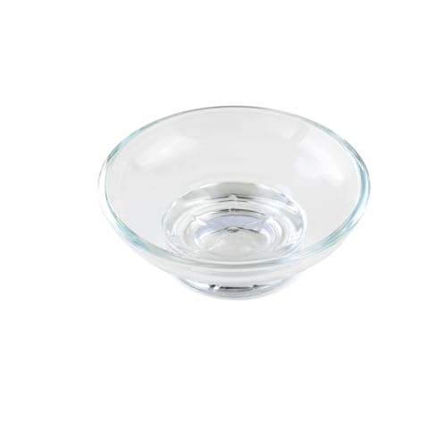 YOSSEE Seifenschale aus Glas – Ersatz-Seifenschale – Dickes, klares Glas – Universell für Badezimmer, Dusche & Waschbecken von YOSSEE
