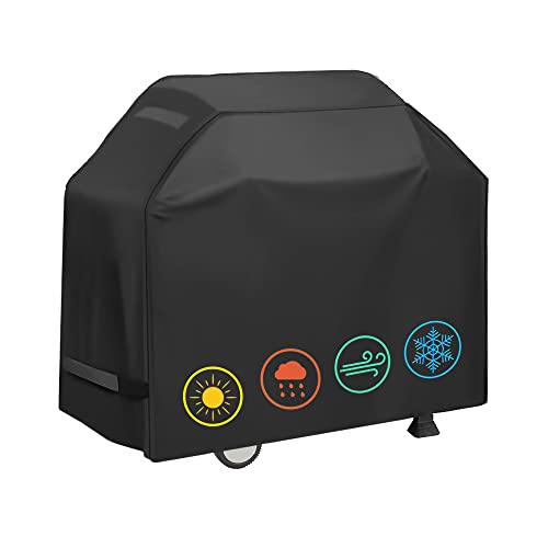 Grillabdeckung, wasserdichte BBQ Grillabdeckung, 147,3 cm reißfeste und Anti-UV-Grill-Gasgrill-Abdeckung, kompatibel für Weber Char-Broil Nexgrill Grills und mehr von YOTOM