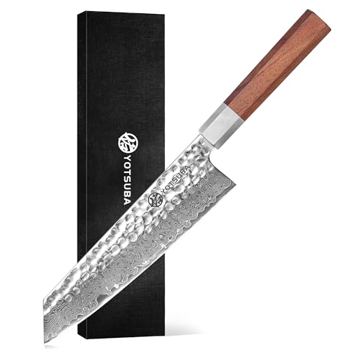 YOTSUBA Damastmesser Kochmesser, Profi Küchenmesser Messer Klingenlänge 20 cm Chefmesser Allzweckmesser aus hochwertigem Edelstahl, Extra Scharfe Messerklinge mit ergonomischem Griff YOTSUBA Damastmesser Kochmesser, Profi Küchenmesser Messer Klingenlänge 20 cm Chefmesser Allzweckmesser aus hochwertigem Edelstahl, Extra Scharfe Messerklinge mit ergonomischem Griff von YOTSUBA