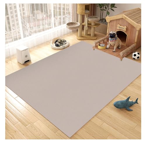 Haustier-Bodenmatte Wasserdicht PVC-Matte für Abwischbarer einfarbiger Teppich Läufer Fußmatte Wohnzimmer Deko Schlafzimmer für Eingang, Innenbereich und Küche yanmai von YOUCAI
