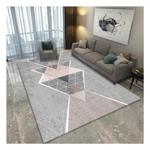 Nordische Bedruckt Bereichsteppich Eingangsmatte Moderner Geometrischer Teppich Sofa Couchtisch Abstrakt Gemusterte Teppiche mit Rutschfester Rückseite 11 von YOUCAI
