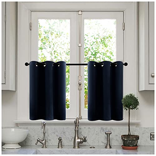 Vorhang Blickdicht Gardinen Thermovorhang mit Ösen Verdunklungsvorhang Ösenschal Vorhänge Gardine Schals Scheibengardine Fensterschal für Küche Büros Wohnzimmer Schlafzimmer Blau2 86x91cm(1 Stück) Vorhang Blickdicht Gardinen Thermovorhang mit Ösen Verdunklungsvorhang Ösenschal Vorhänge Gardine Schals Scheibengardine Fensterschal für Küche Büros Wohnzimmer Schlafzimmer Blau2 86x91cm(1 Stück) von YOUCAI
