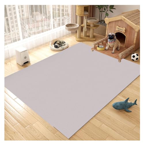 YOUCAI Haustier-Bodenmatte Wasserdicht PVC-Matte für Abwischbarer einfarbiger Teppich Läufer Fußmatte Wohnzimmer Deko Schlafzimmer für Eingang, Innenbereich und Küche DXgrau YOUCAI Haustier-Bodenmatte Wasserdicht PVC-Matte für Abwischbarer einfarbiger Teppich Läufer Fußmatte Wohnzimmer Deko Schlafzimmer für Eingang, Innenbereich und Küche DXgrau von YOUCAI