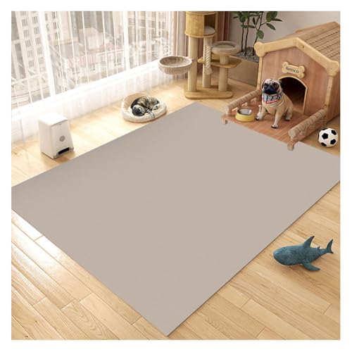 YOUCAI Haustier-Bodenmatte Wasserdicht PVC-Matte für Abwischbarer einfarbiger Teppich Läufer Fußmatte Wohnzimmer Deko Schlafzimmer für Eingang, Innenbereich und Küche Kabqn YOUCAI Haustier-Bodenmatte Wasserdicht PVC-Matte für Abwischbarer einfarbiger Teppich Läufer Fußmatte Wohnzimmer Deko Schlafzimmer für Eingang, Innenbereich und Küche Kabqn von YOUCAI