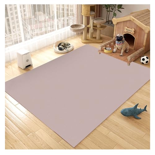 YOUCAI Haustier-Bodenmatte Wasserdicht PVC-Matte für Abwischbarer einfarbiger Teppich Läufer Fußmatte Wohnzimmer Deko Schlafzimmer für Eingang, Innenbereich und Küche mldpink YOUCAI Haustier-Bodenmatte Wasserdicht PVC-Matte für Abwischbarer einfarbiger Teppich Läufer Fußmatte Wohnzimmer Deko Schlafzimmer für Eingang, Innenbereich und Küche mldpink von YOUCAI