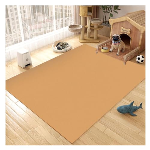 YOUCAI Haustier-Bodenmatte Wasserdicht PVC-Matte für Abwischbarer einfarbiger Teppich Läufer Fußmatte Wohnzimmer Deko Schlafzimmer für Eingang, Innenbereich und Küche nailju von YOUCAI