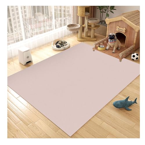 YOUCAI Haustier-Bodenmatte Wasserdicht PVC-Matte für Abwischbarer einfarbiger Teppich Läufer Fußmatte Wohnzimmer Deko Schlafzimmer für Eingang, Innenbereich und Küche nengpink YOUCAI Haustier-Bodenmatte Wasserdicht PVC-Matte für Abwischbarer einfarbiger Teppich Läufer Fußmatte Wohnzimmer Deko Schlafzimmer für Eingang, Innenbereich und Küche nengpink von YOUCAI