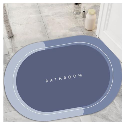 YOUCAI Modern Schlicht Badematte Schnelltrocknend Badezimmer-Fußmatte mit Kieselalgenschlamm rutschfest Waschbarer Läufer Badvorleger mit abstraktem geometrischem Muster 23 YOUCAI Modern Schlicht Badematte Schnelltrocknend Badezimmer-Fußmatte mit Kieselalgenschlamm rutschfest Waschbarer Läufer Badvorleger mit abstraktem geometrischem Muster 23 von YOUCAI