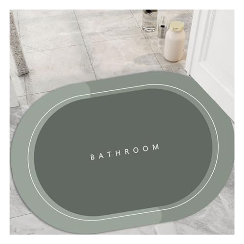 YOUCAI Modern Schlicht Badematte Schnelltrocknend Badezimmer-Fußmatte mit Kieselalgenschlamm rutschfest Waschbarer Läufer Badvorleger mit abstraktem geometrischem Muster 24 YOUCAI Modern Schlicht Badematte Schnelltrocknend Badezimmer-Fußmatte mit Kieselalgenschlamm rutschfest Waschbarer Läufer Badvorleger mit abstraktem geometrischem Muster 24 von YOUCAI