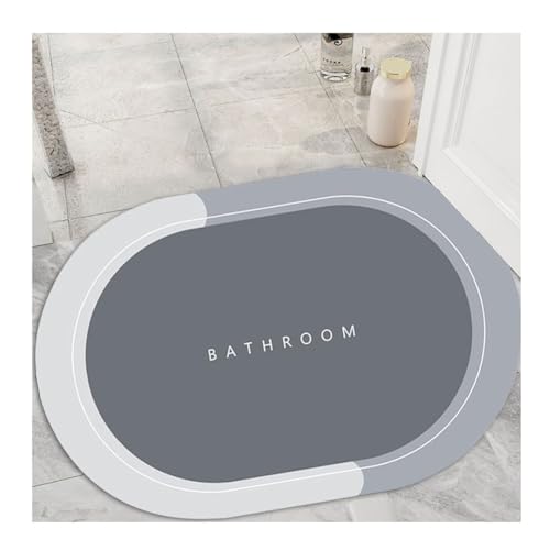 YOUCAI Modern Schlicht Badematte Schnelltrocknend Badezimmer-Fußmatte mit Kieselalgenschlamm rutschfest Waschbarer Läufer Badvorleger mit abstraktem geometrischem Muster 25 YOUCAI Modern Schlicht Badematte Schnelltrocknend Badezimmer-Fußmatte mit Kieselalgenschlamm rutschfest Waschbarer Läufer Badvorleger mit abstraktem geometrischem Muster 25 von YOUCAI