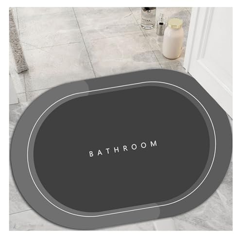 YOUCAI Modern Schlicht Badematte Schnelltrocknend Badezimmer-Fußmatte mit Kieselalgenschlamm rutschfest Waschbarer Läufer Badvorleger mit abstraktem geometrischem Muster 26 YOUCAI Modern Schlicht Badematte Schnelltrocknend Badezimmer-Fußmatte mit Kieselalgenschlamm rutschfest Waschbarer Läufer Badvorleger mit abstraktem geometrischem Muster 26 von YOUCAI
