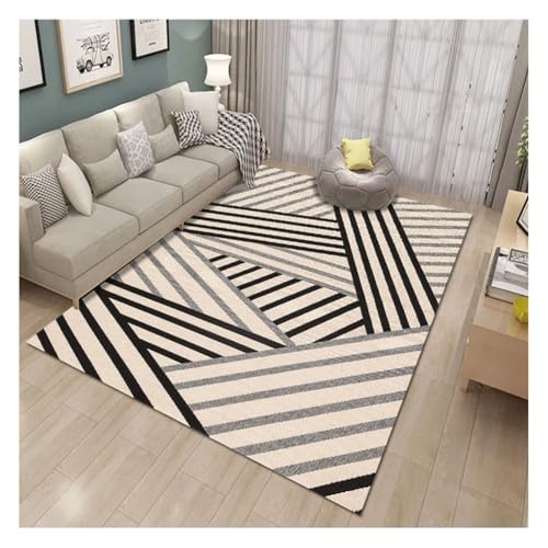 YOUCAI Modern Teppiche Matte Gemustert Luxuriöse Bodenmatte Große Teppich Schlichter Läufer Teppiche für den Innenbereich für Flur und Eingangsbereich Kinderzimmer V108 von YOUCAI
