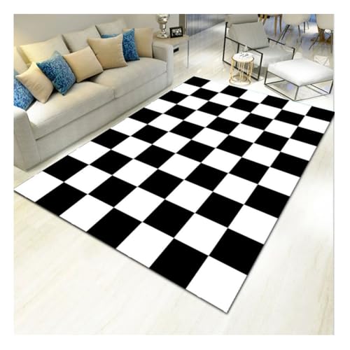 YOUCAI Modern Teppiche Matte Gemustert Luxuriöse Bodenmatte Große Teppich Schlichter Läufer Teppiche für den Innenbereich für Flur und Eingangsbereich Kinderzimmer V112 von YOUCAI