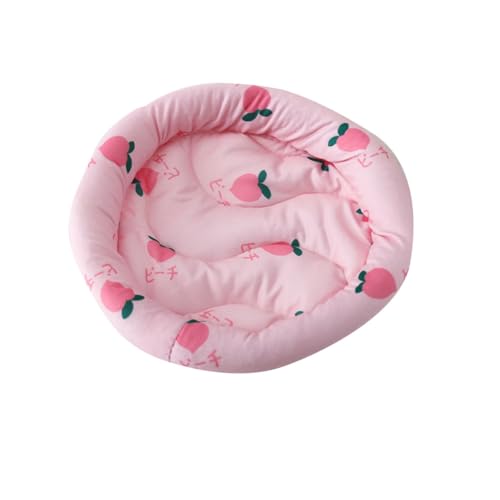 YOUCAI Rundes Bequemes Selbstkühlende Cartoon-Selbstkühlendes Kühlmatte Kühldecke Bett Hamster-Nestmatte Kühle Sommerdecke aus Eisseide Schlafmatte für kleine Haustiere PinkYT YOUCAI Rundes Bequemes Selbstkühlende Cartoon-Selbstkühlendes Kühlmatte Kühldecke Bett Hamster-Nestmatte Kühle Sommerdecke aus Eisseide Schlafmatte für kleine Haustiere PinkYT von YOUCAI