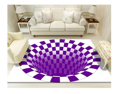 YOUCAI Schlafzimmerteppich Nordischem Muster Moderner Abstrakter Geometrischer Teppich Luxuriöser Waschbar Ultradünner Läufer für Eingangsbereich, Waschküche Jing-05 von YOUCAI